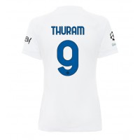 Inter Milan Marcus Thuram #9 Vieraspaita Naiset 2023-24 Lyhythihainen